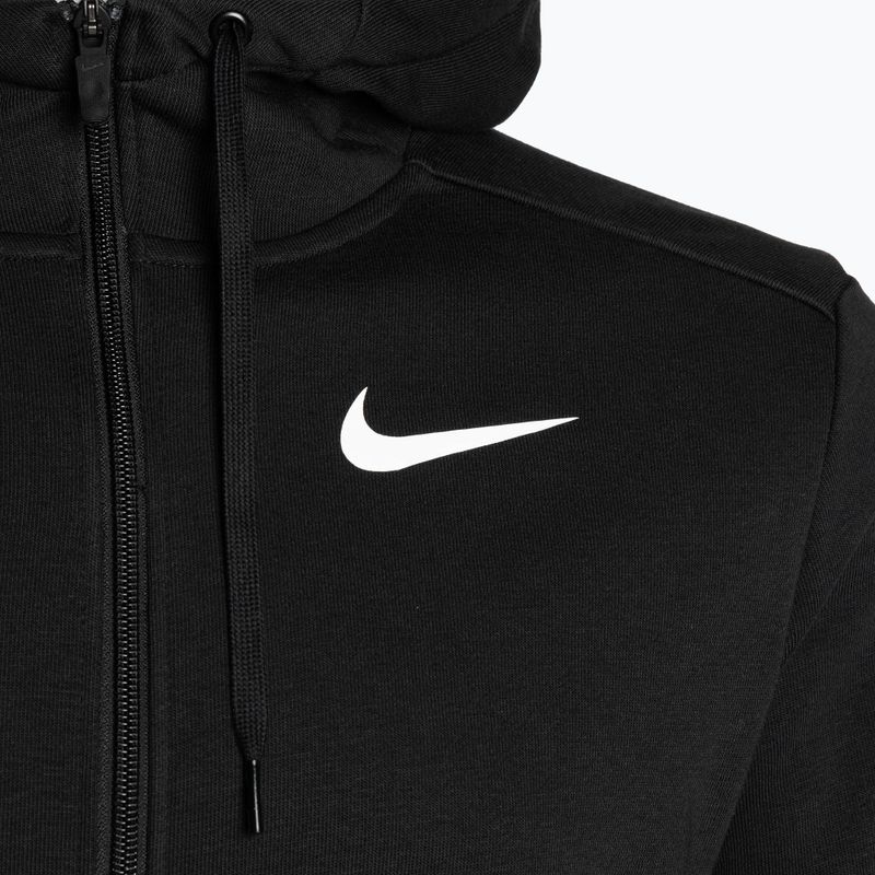Vyriškas džemperis Nike Dri-Fit Hooded Fitness Full Zip Fleece black/white 3