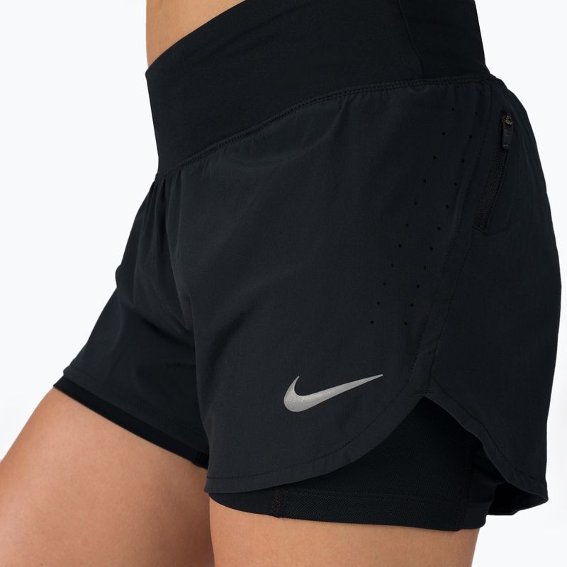 Nike Eclipse moterų treniruočių šortai juodi CZ9570-010 4