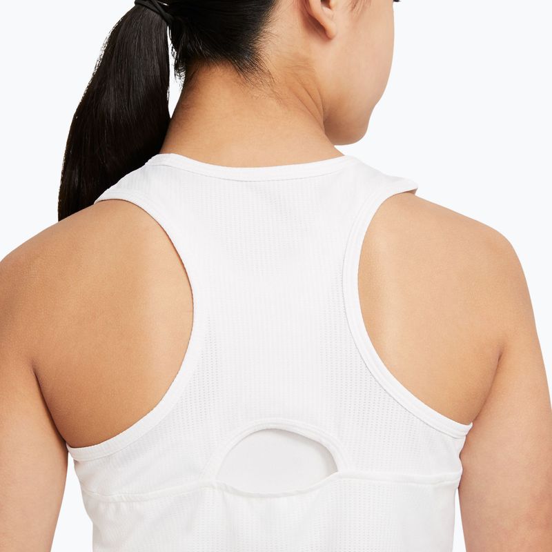 Vaikiški teniso marškinėliai Nike Victory white/white/black 5