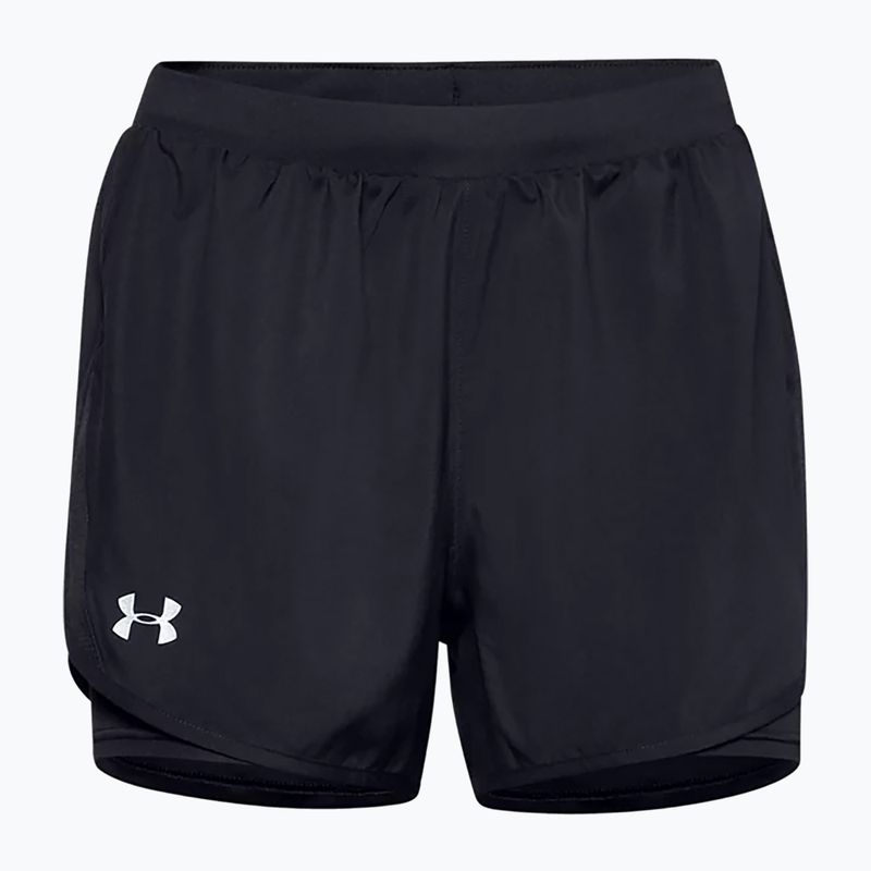 Under Armour Fly By 2.0 2N1 moteriški bėgimo šortai black 1356200