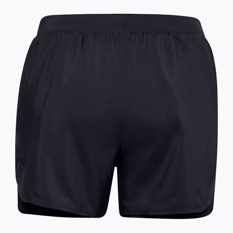 Under Armour Fly By 2.0 2N1 moteriški bėgimo šortai black 1356200 2