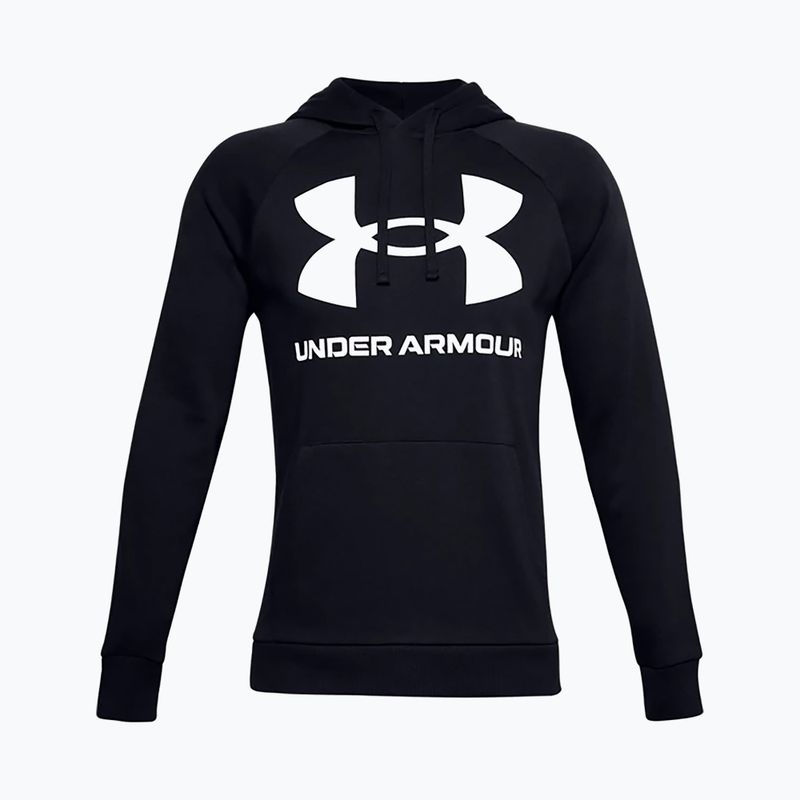 Vyriškas Under Armour Rival Fleece Big Logo Hd kapišonas su gobtuvu black 1357093 5