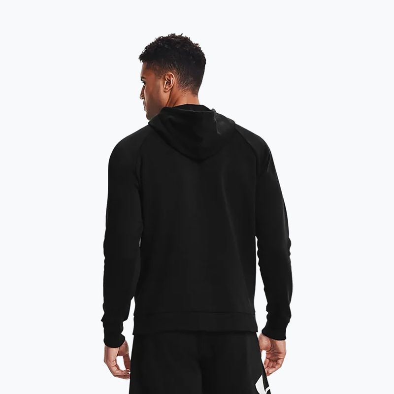 Vyriškas Under Armour Rival Fleece Big Logo Hd kapišonas su gobtuvu black 1357093 3