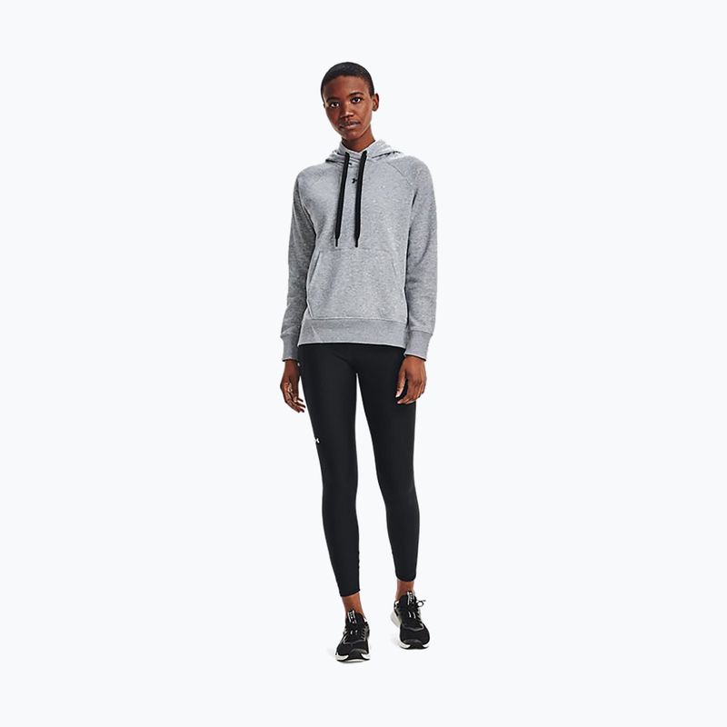 Moteriška Under Armour Rival Fleece Hb striukė su gobtuvu pilka 1356317 5