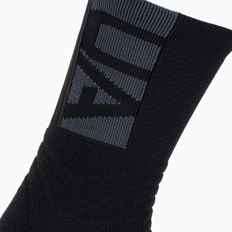 Under Armour Playmaker Mid-Crew sportinės kojinės juodos 1356615 3