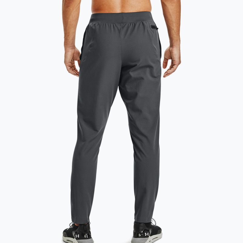Under Armour Unstoppable Tapered pilkos vyriškos treniruočių kelnės 1352028 2