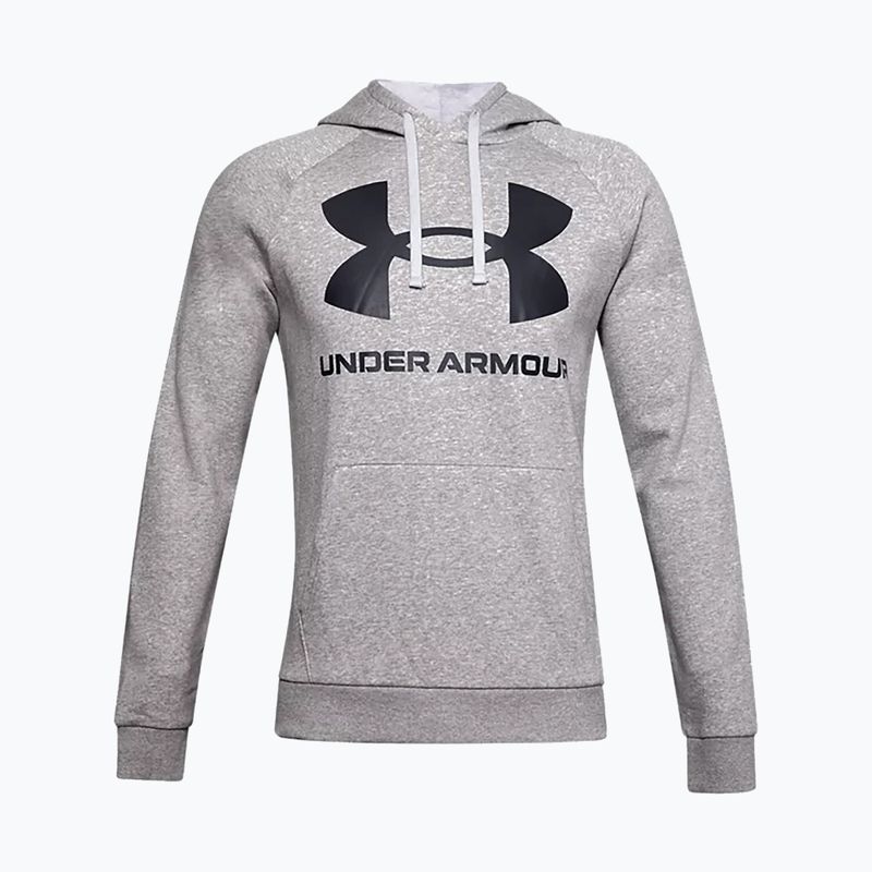 Under Armour vyriškas džemperis su gobtuvu Rival Fleece Big Logo Hd pilkas 1357093 5