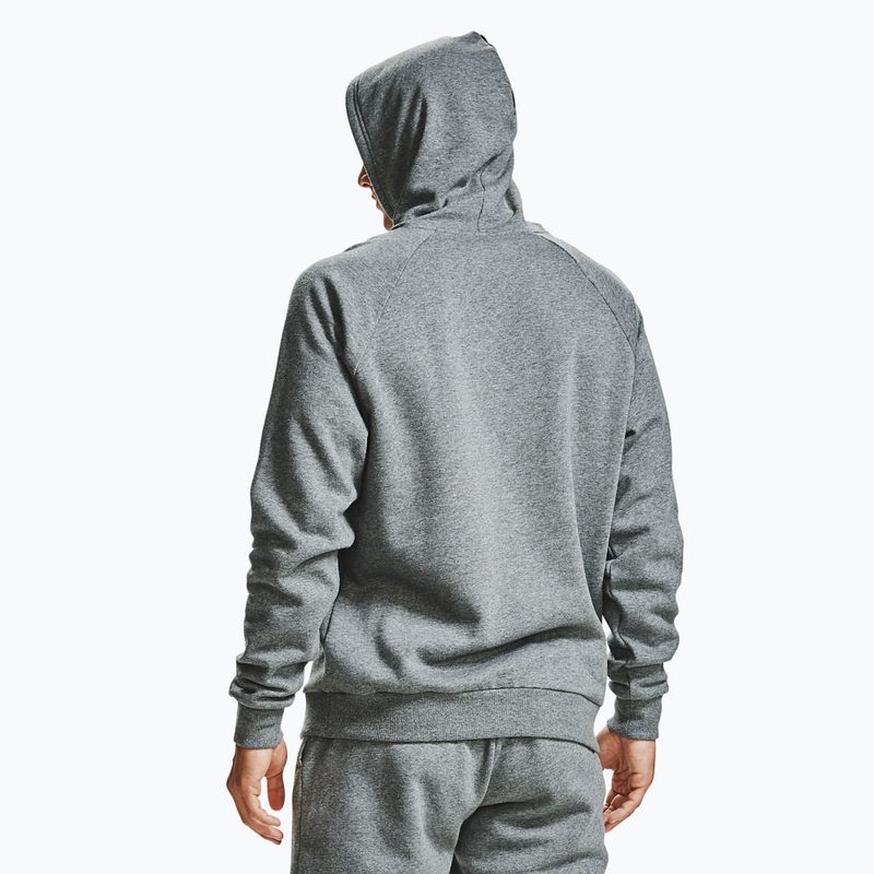 Vyriškas džemperis Under Armour Rival Hoodie pitch gray light heather/onyx white 5