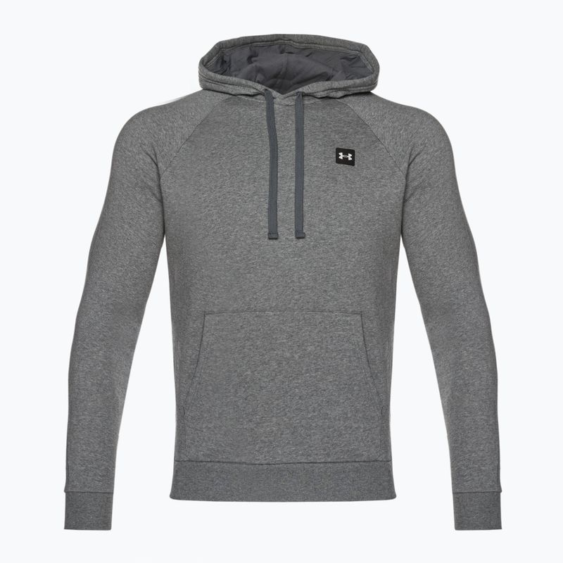 Vyriškas džemperis Under Armour Rival Hoodie pitch gray light heather/onyx white 8