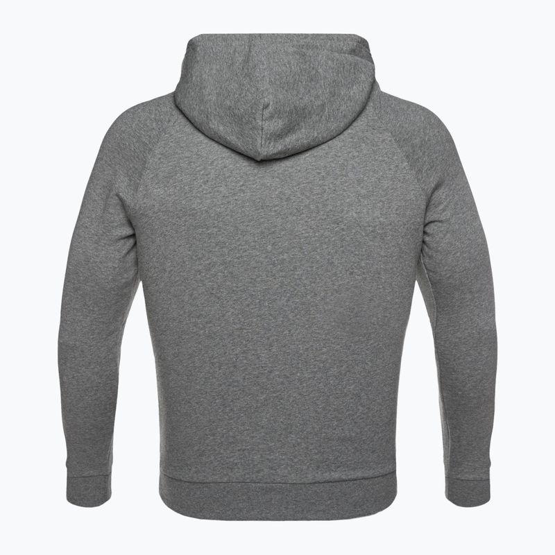 Vyriškas džemperis Under Armour Rival Hoodie pitch gray light heather/onyx white 9