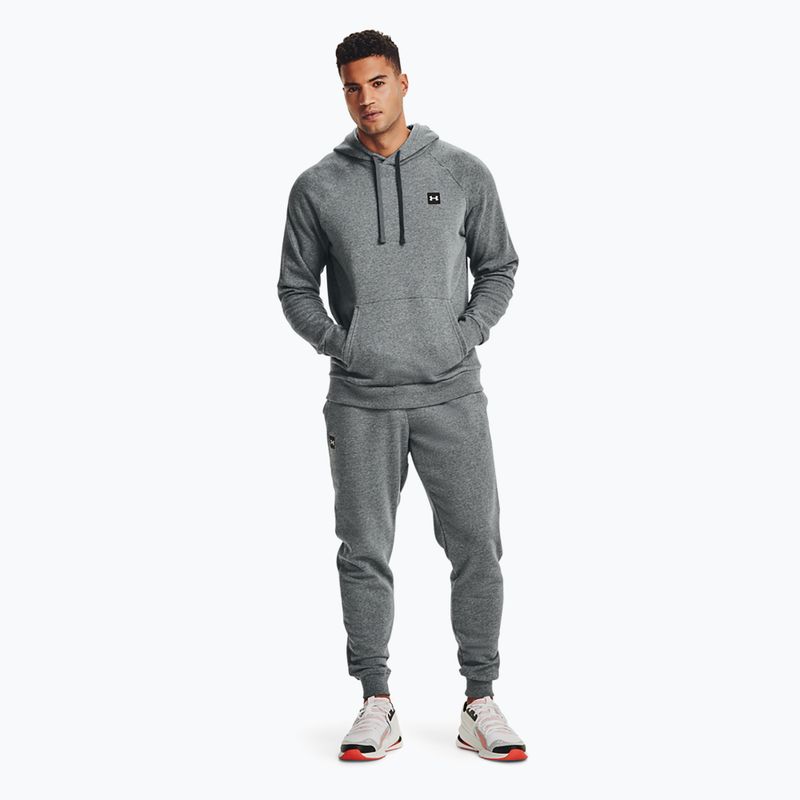 Under Armour vyriškos treniruočių kelnės Rival Fleece Joggers pilkos spalvos 1357128 2