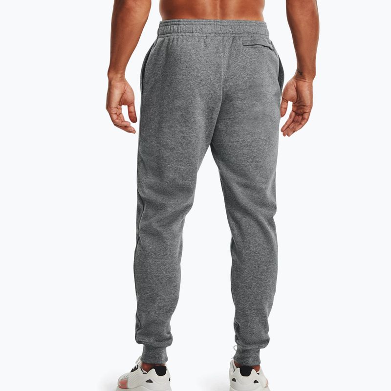 Under Armour vyriškos treniruočių kelnės Rival Fleece Joggers pilkos spalvos 1357128 3