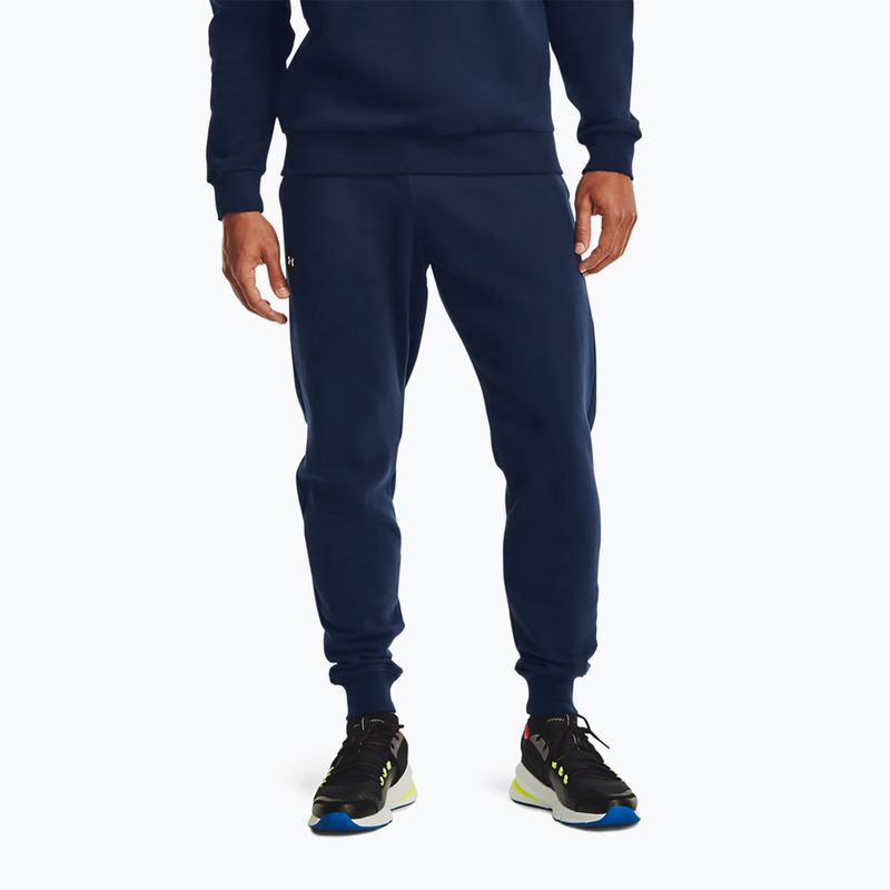 Vyriškos kelnės Under Armour Rival Fleece Joggers navy blue