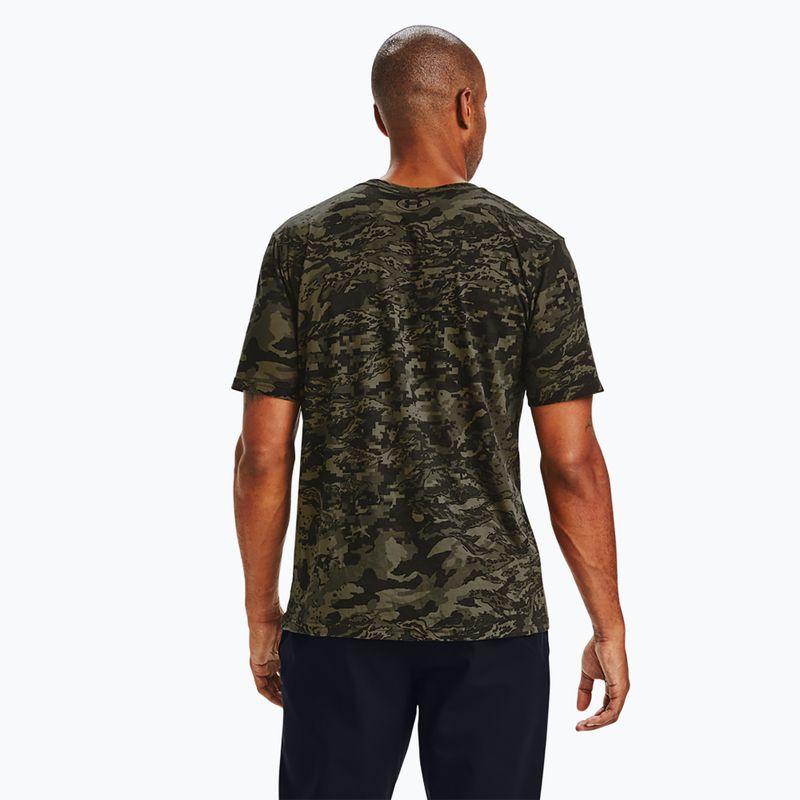 Under Armour ABC Camo green vyriški treniruočių marškinėliai 1357727-001 3