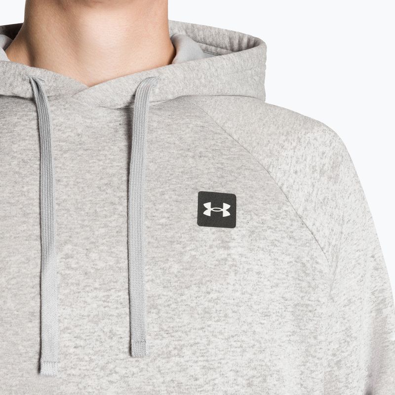 Vyriškas džemperis Under Armour Rival Hoodie mod gray light heather/black 5