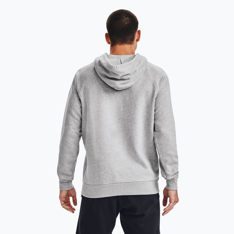 Vyriškas džemperis Under Armour Rival Hoodie mod gray light heather/black 6