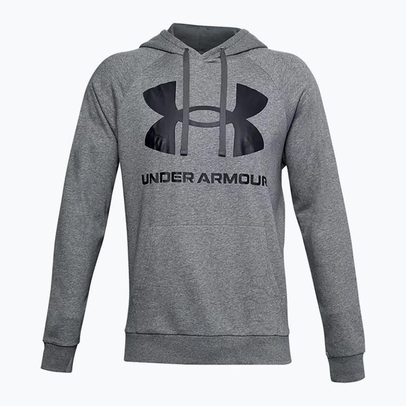 Under Armour vyriškas džemperis su gobtuvu Rival Fleece Big Logo HD tamsiai pilkas 1357093 3