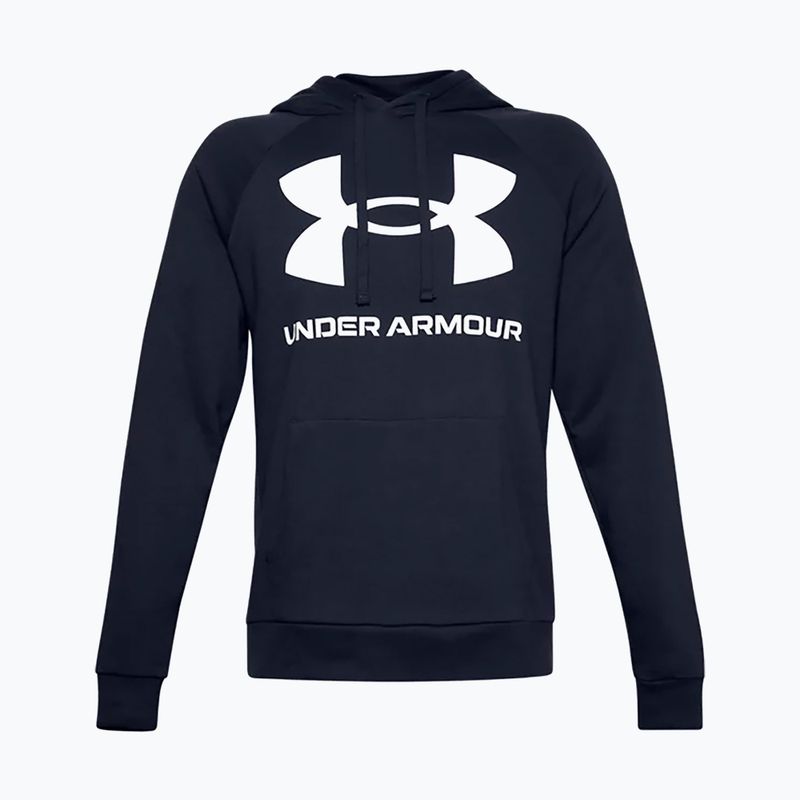 Under Armour vyriškas džemperis su gobtuvu Rival Fleece Big Logo Hd, tamsiai mėlynas 1357093 5