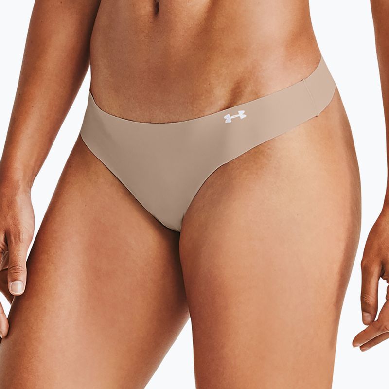 Under Armour Ps Thong moteriškos kelnaitės 3 vnt. juoda/smėlio/grafitinė 2