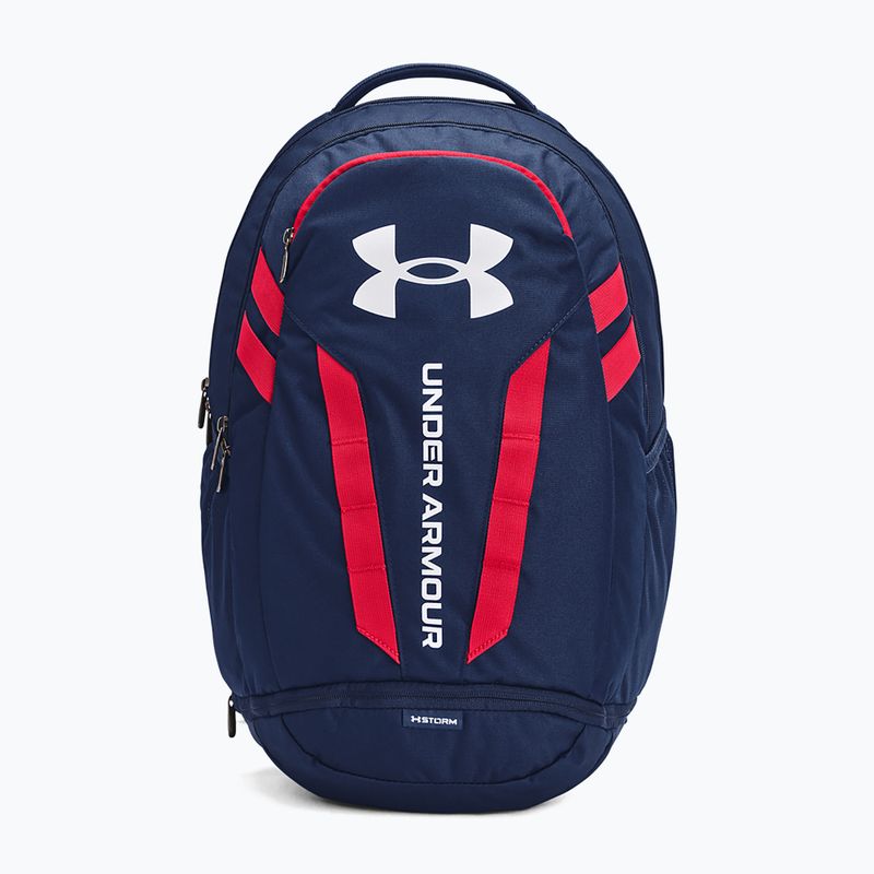 Under Armour Hustle 5.0 29 l academy/raudona/balta miesto kuprinė