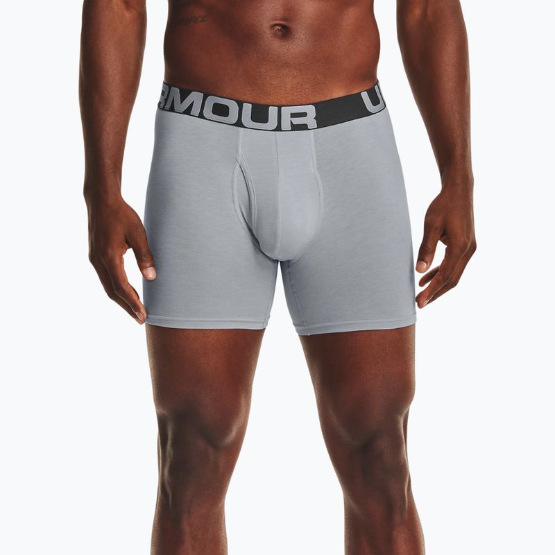 Under Armour vyriški medvilniniai šortai Charged Cotton 6 in 3 Pack UAR-1363617011 8