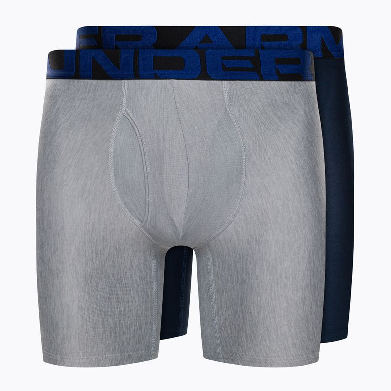 Under Armour vyriški boksininko šortai Ua Tech 6In 2-Pack pilkos spalvos 1363619-408