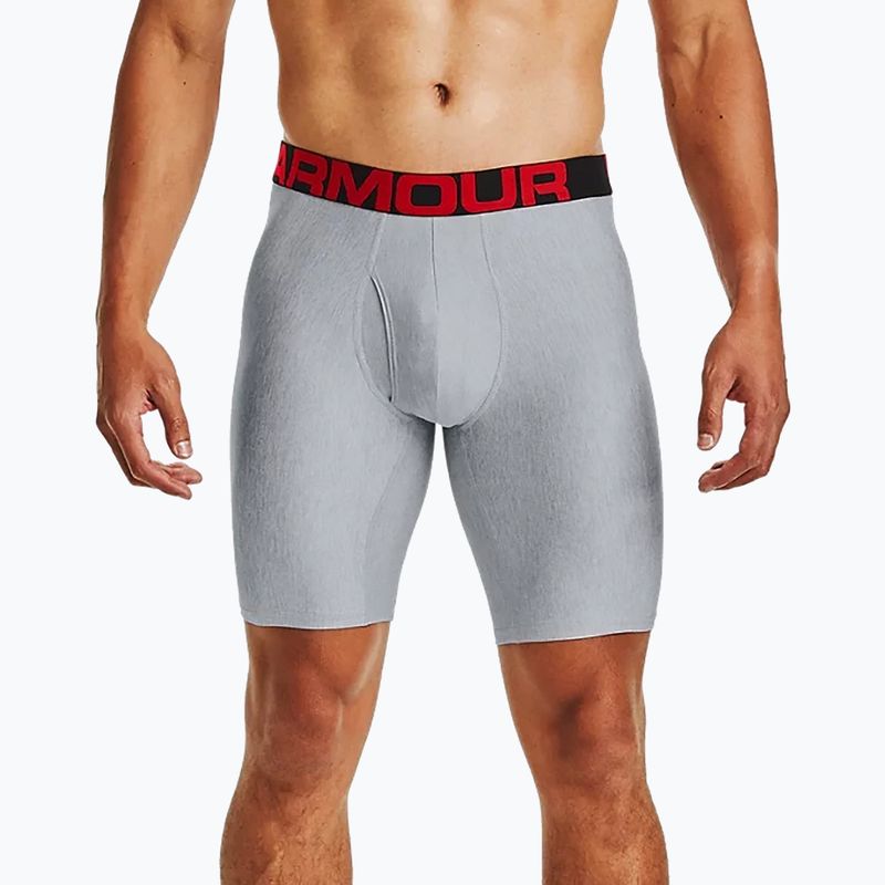 Under Armour vyriški boksininko šortai Ua Tech 9In 2-Pack pilkos spalvos 1363622-011 11