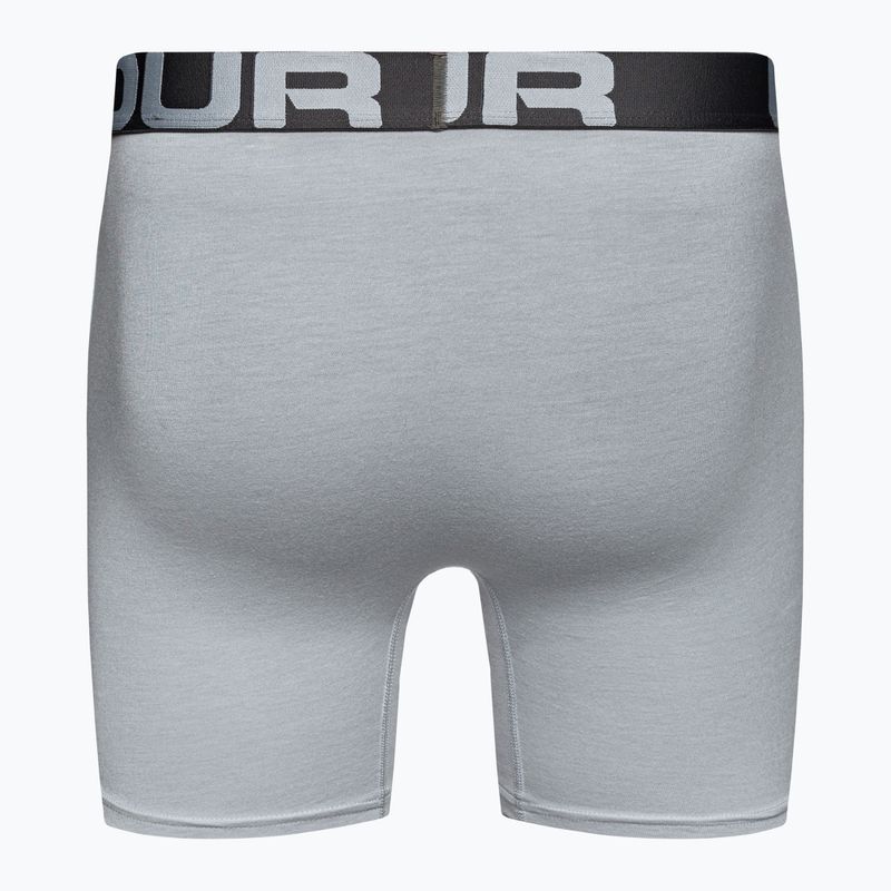 Under Armour Charged Cotton 6 vyriški boksininko šortai 3 vnt., mėlyni 1363617 3