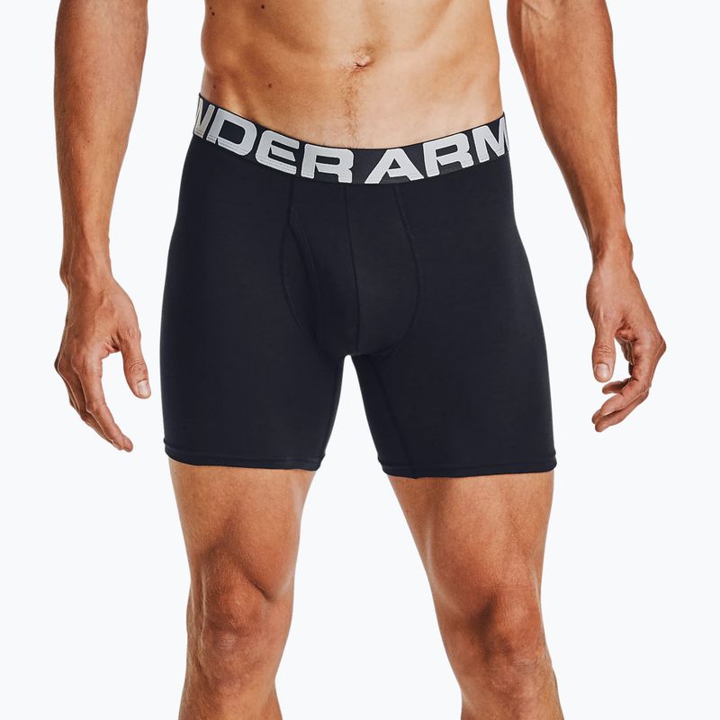 Under Armour Charged Cotton vyriški boksininko šortai 6 3 vnt. Pakuotė juoda 1363617 5