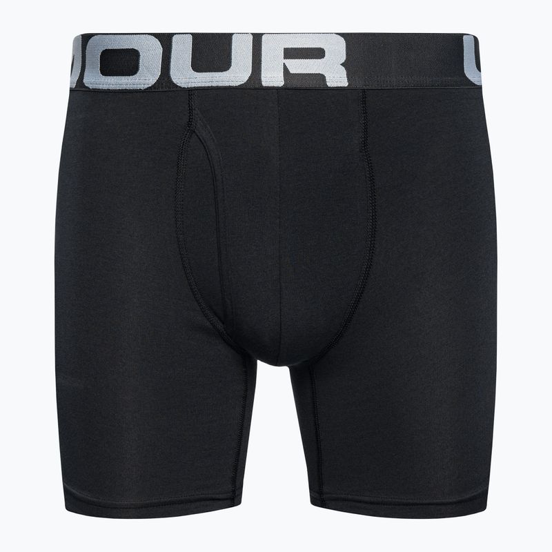 Under Armour Charged Cotton vyriški boksininko šortai 6 3 vnt. Pakuotė juoda 1363617 2