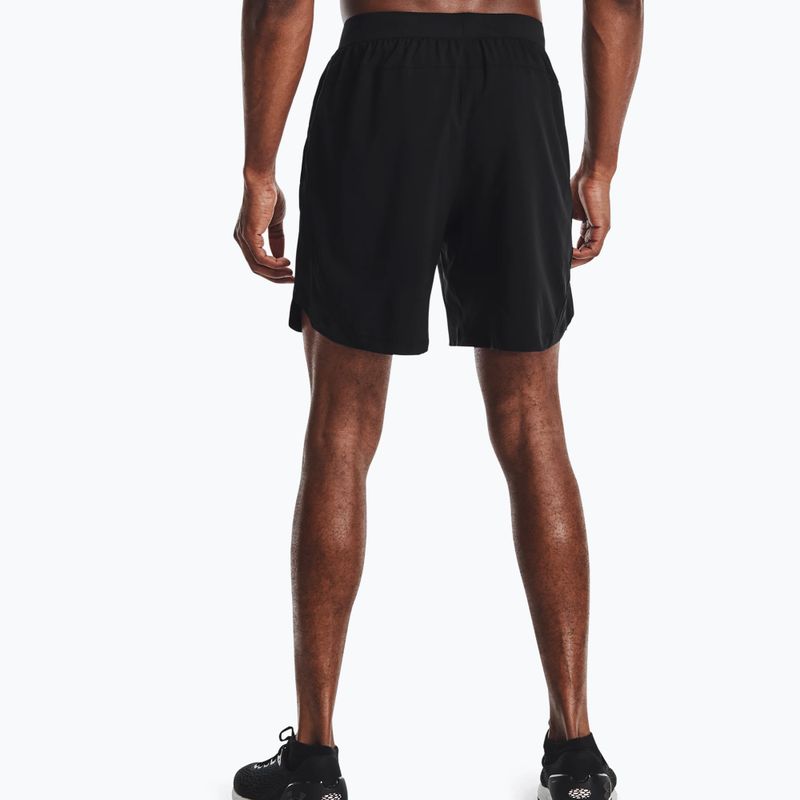 Under Armour Launch Sw 7 vyrų bėgimo šortai juodi 1361493-001 3