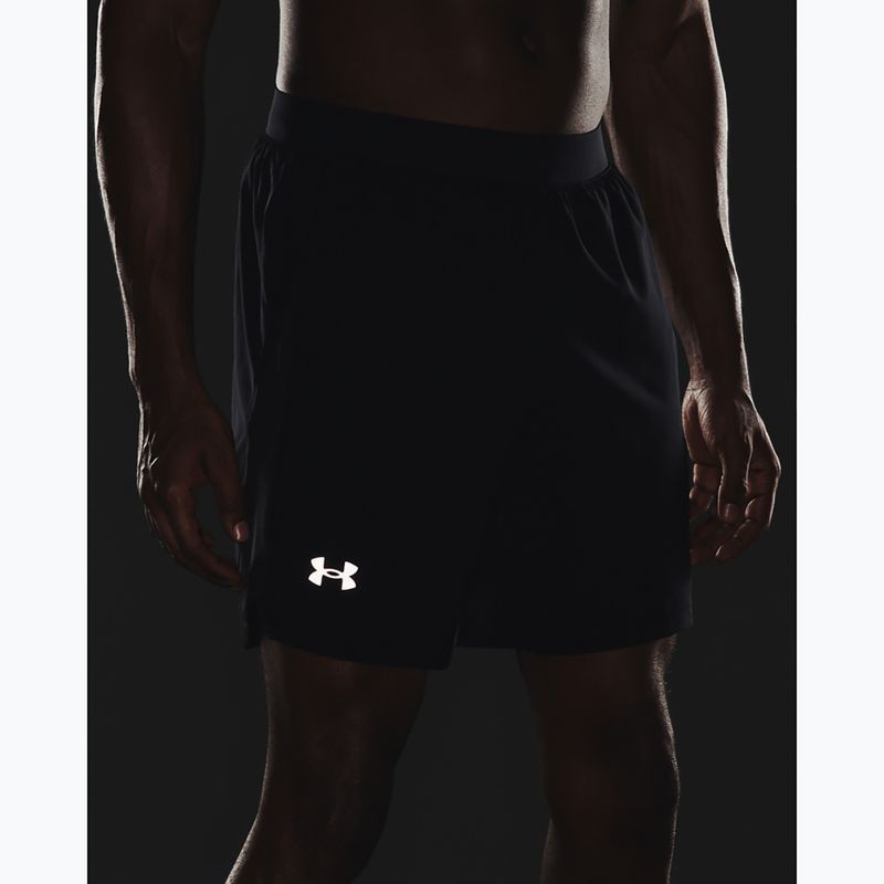 Under Armour Launch Sw 7 vyrų bėgimo šortai juodi 1361493-001 5