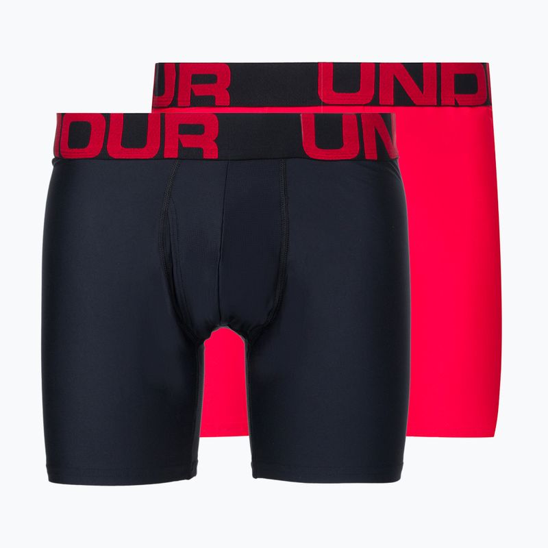 Under Armour vyriški boksininko šortai Ua Tech 6In 2-Pack red 1363619-600