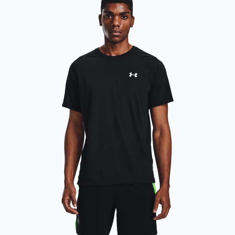 Under Armour Streaker vyriški bėgimo marškinėliai juoda 1361469-001 3
