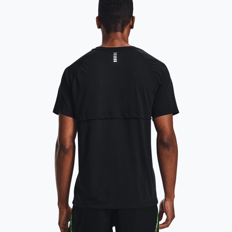 Under Armour Streaker vyriški bėgimo marškinėliai juoda 1361469-001 4