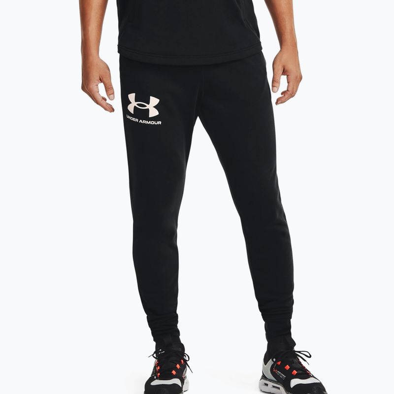 Under Armour vyriškos sportinės kelnės Ua Rival Terry Jogger 001 black 1361642-001