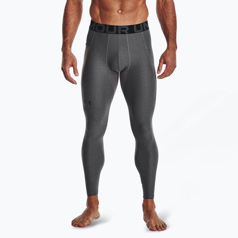 Moteriškos treniruočių tamprės Under Armour HeatGear carbon heather/black