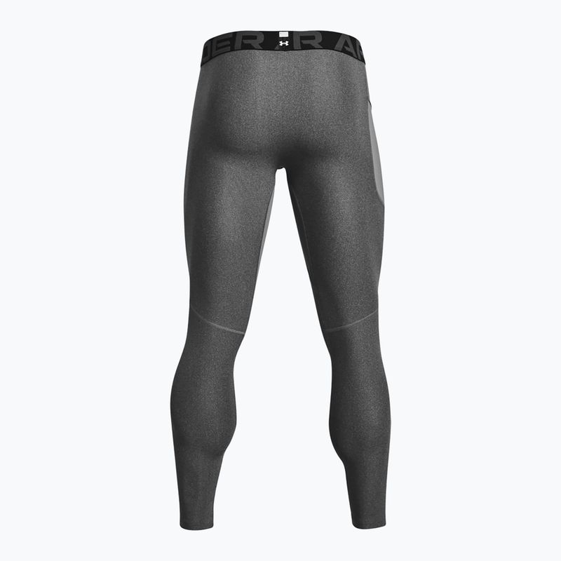 Moteriškos treniruočių tamprės Under Armour HeatGear carbon heather/black 6