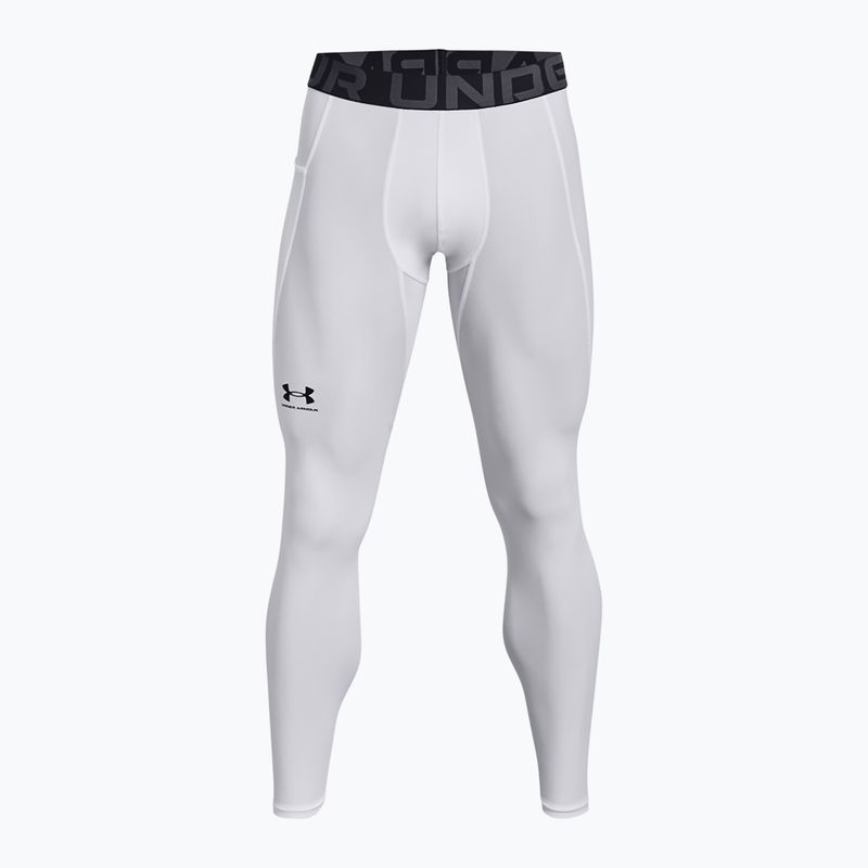 Moteriškos treniruočių tamprės Under Armour HeatGear white/black 6