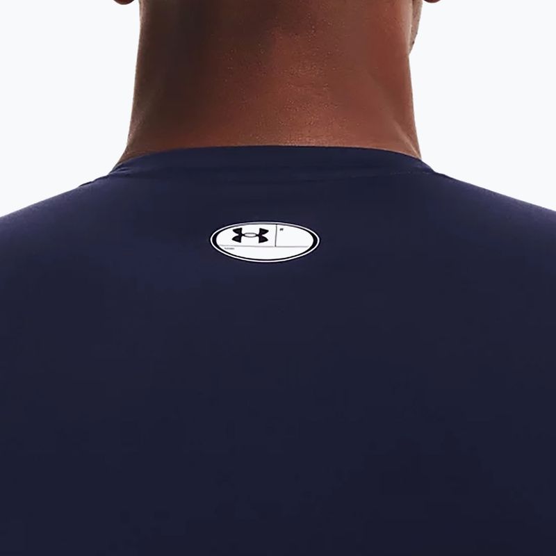 Under Armour vyriški treniruočių marškinėliai Ua Hg Armour Comp SS navy blue 1361518-410 4