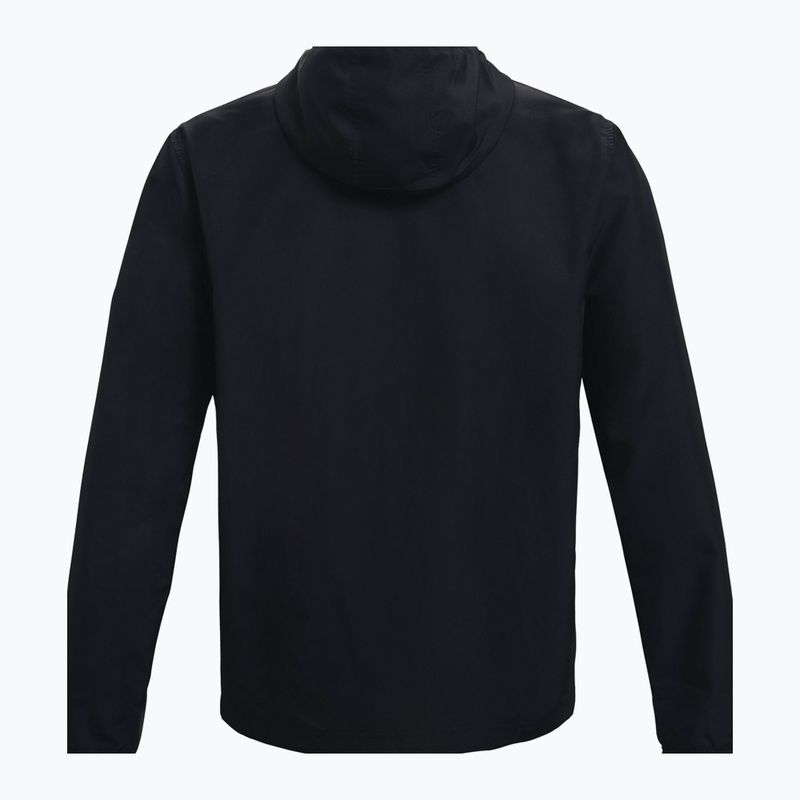 Under Armour Sportstyle Windbreaker vyriška treniruočių striukė juoda 1361621 5
