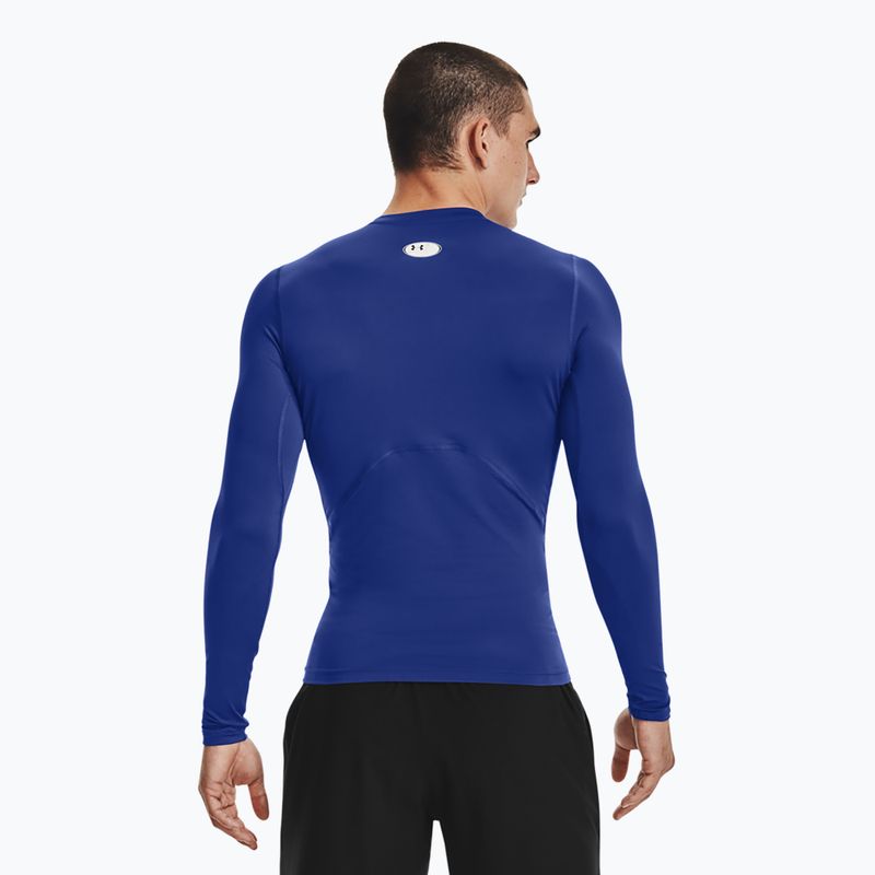 Under Armour vyriški marškinėliai ilgomis rankovėmis Ua Hg Armour Comp LS navy blue 1361524-400 2