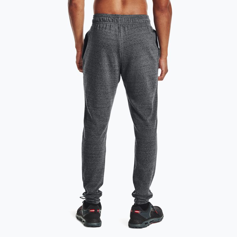 Vyriškos kelnės Under Armour Ua Rival Terry Jogger pitch gray light heather/onyx white 3