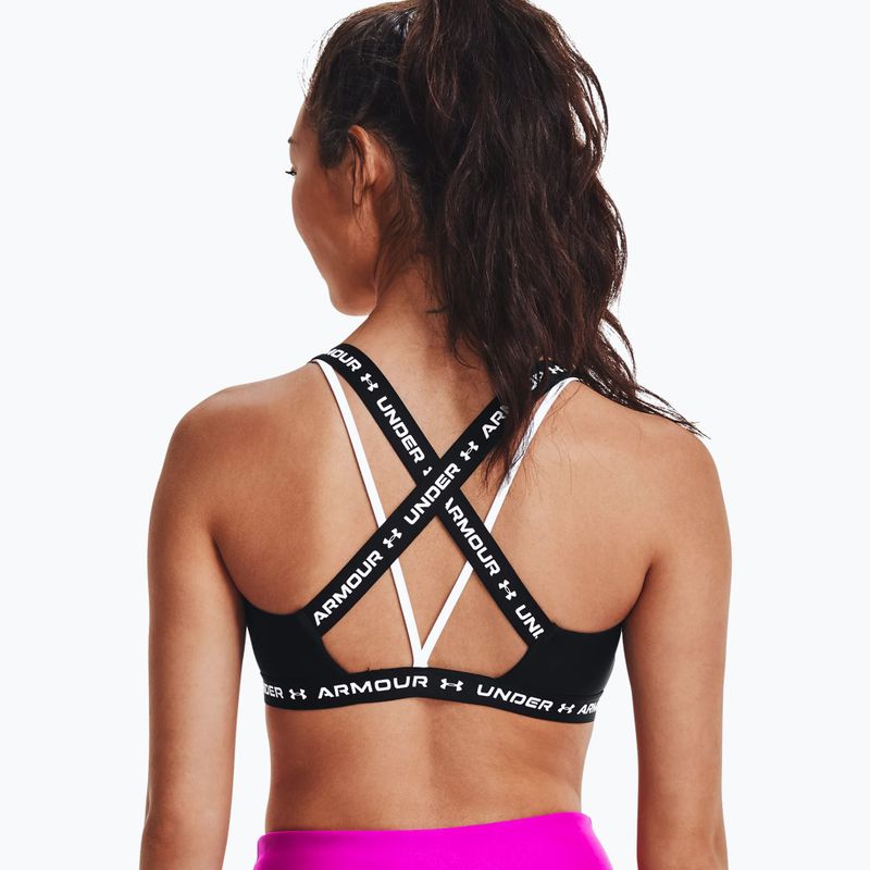Under Armour Crossback Low fitneso liemenėlė juoda 1361033-001 2