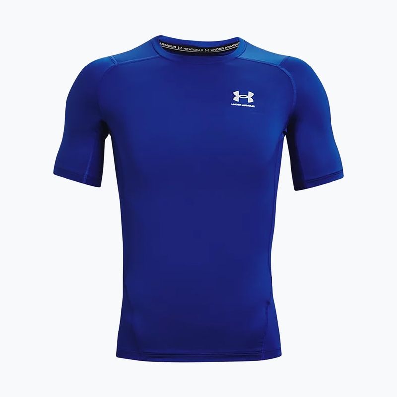 Under Armour vyriški treniruočių marškinėliai Ua Hg Armour Comp SS navy blue 1361518-400 5