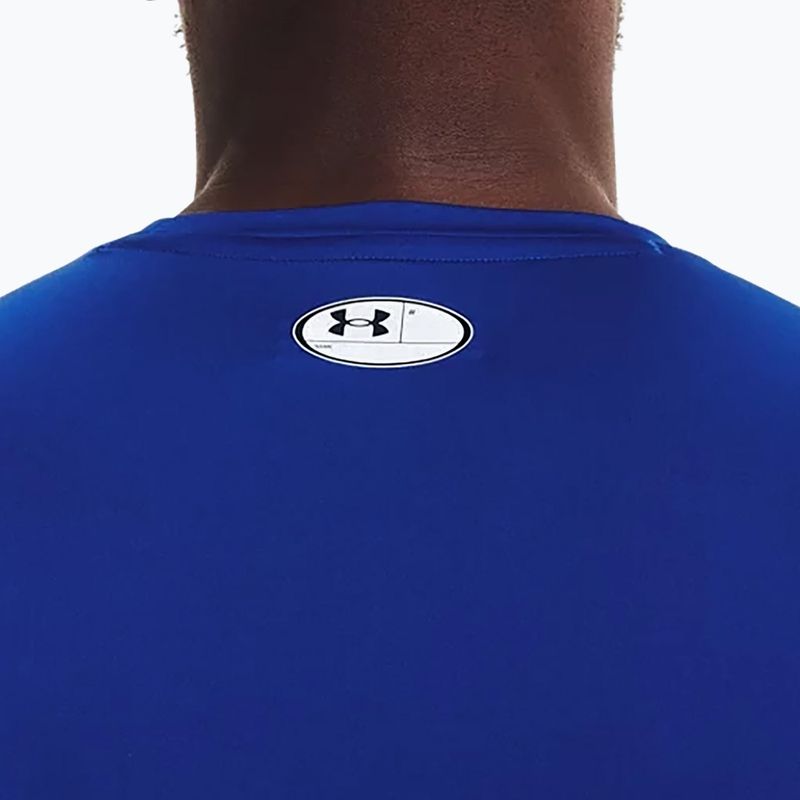 Under Armour vyriški treniruočių marškinėliai Ua Hg Armour Comp SS navy blue 1361518-400 4