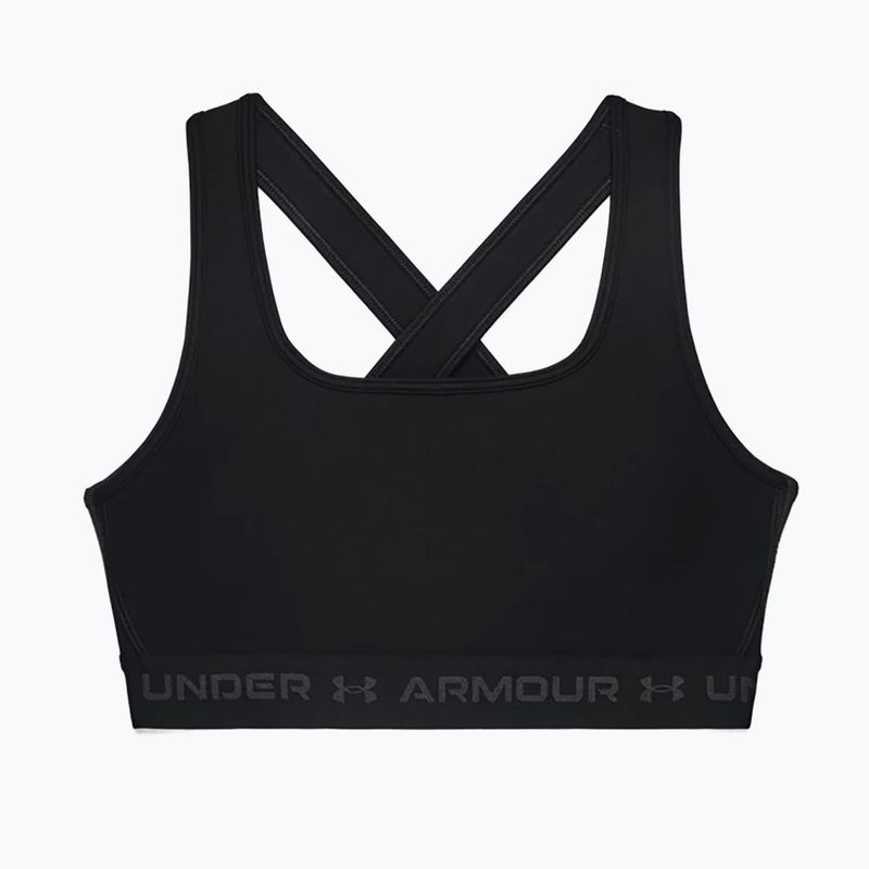 Under Armour Crossback Mid fitneso liemenėlė juoda 1361034 3