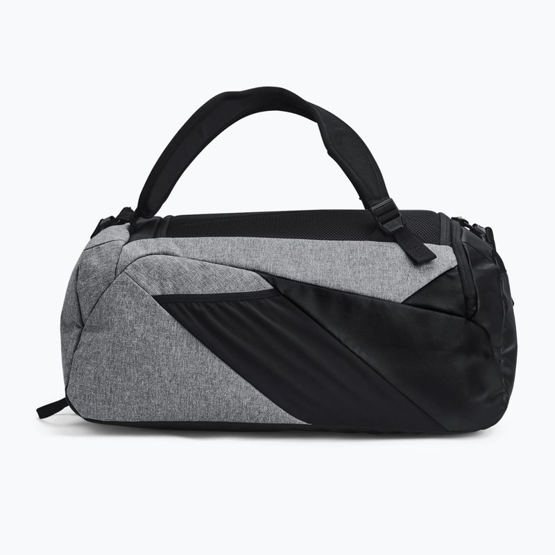 Under Armour Contain Duo Duffle S treniruočių krepšys juodai pilkas 1361225-012 3
