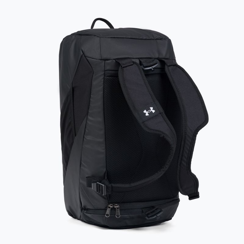 Under Armour Contain Duo Sm Duffle treniruočių krepšys juodas 1361225 3