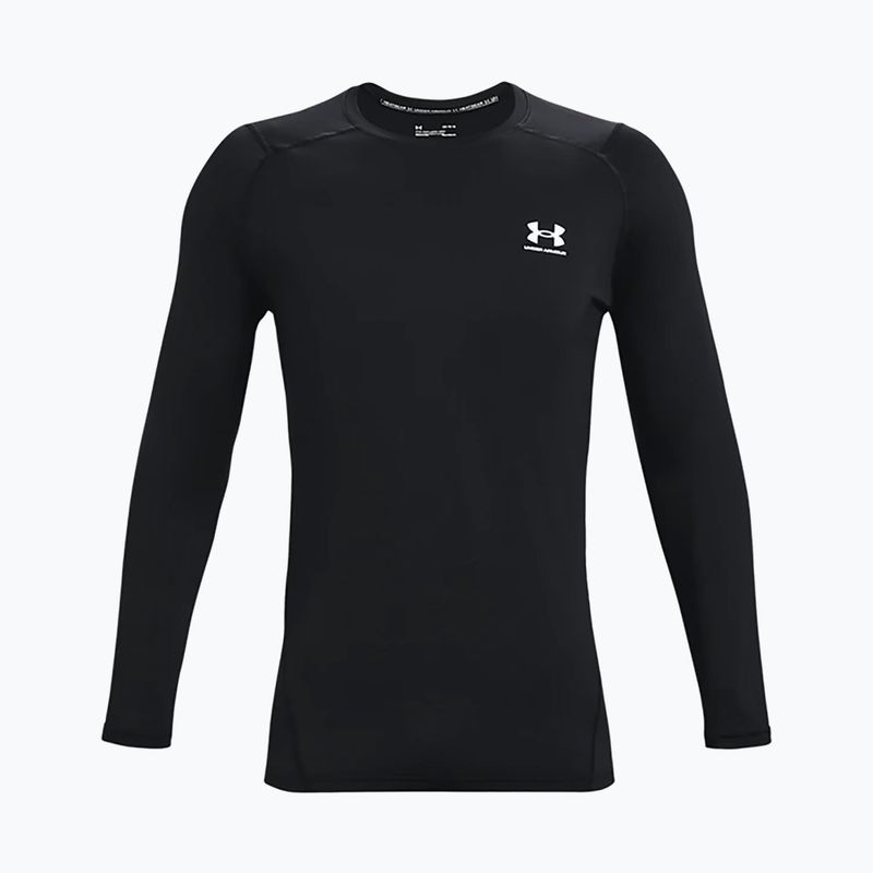 Under Armour HeatGear Armour Fitted vyriški treniruočių marškinėliai juodi 1361506
